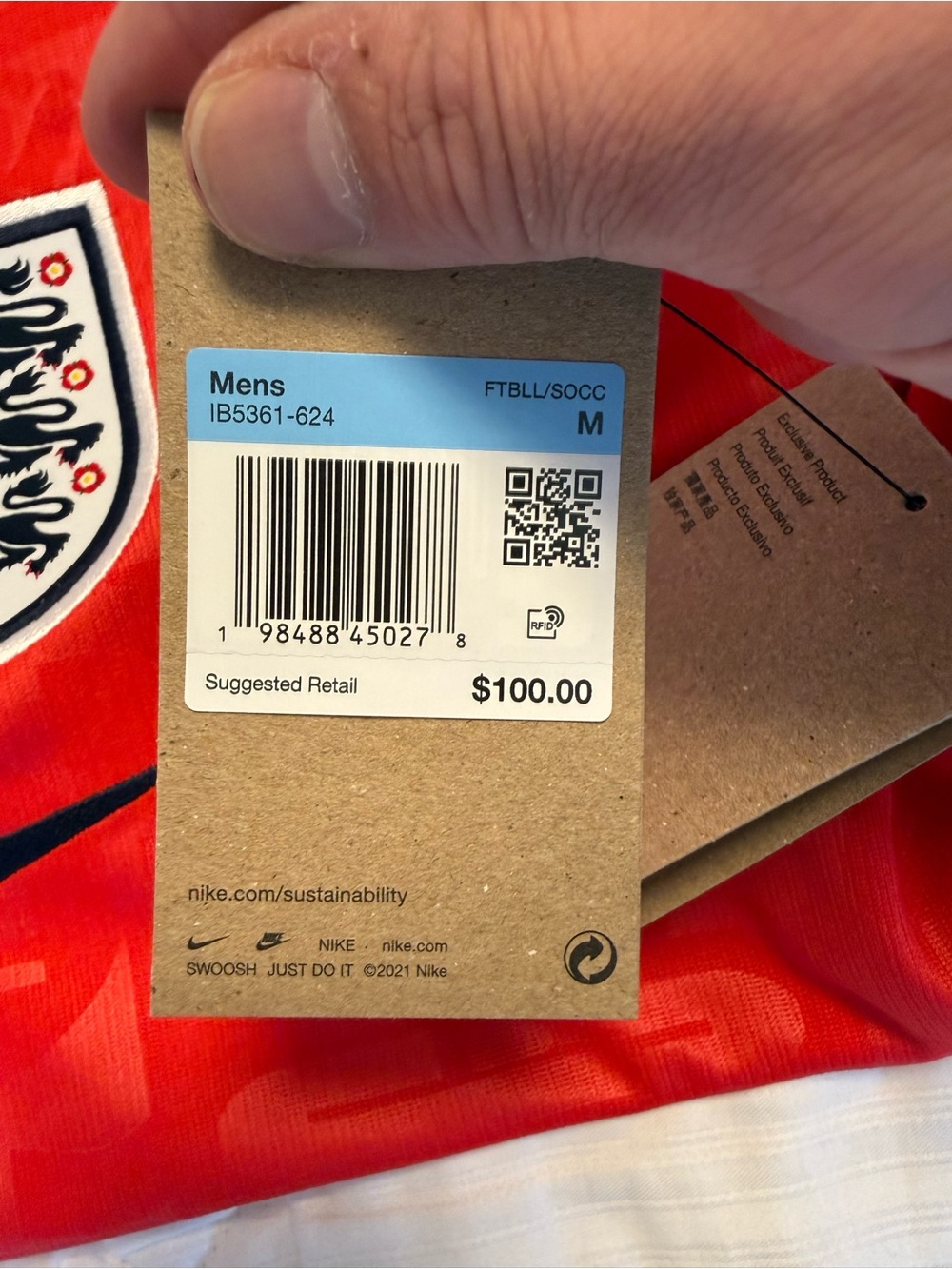 Nike England Soccer jersey 2026 World Cup (NEW, W/ Tags) - Picture 16 of 16